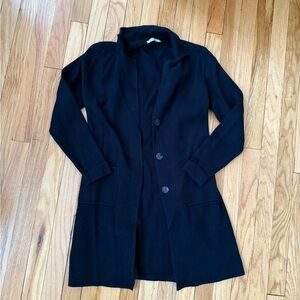 Women's Navy Coat Cardigan